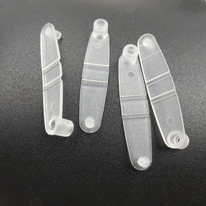 卸売プロモキーリングMdfキーホルダープラスチックスナップコネクタ透明PPプラスチッククリップボタンキーリングキーホルダーDiyアクセサリー - Product Image 3