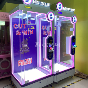 Playfun Ninja đồng tiền hoạt động Arcade cắt Quà Tặng cắt kéo máy cắt & 2 giành chiến thắng giải thưởng Máy cắt arcades trò chơi - Product Image 6