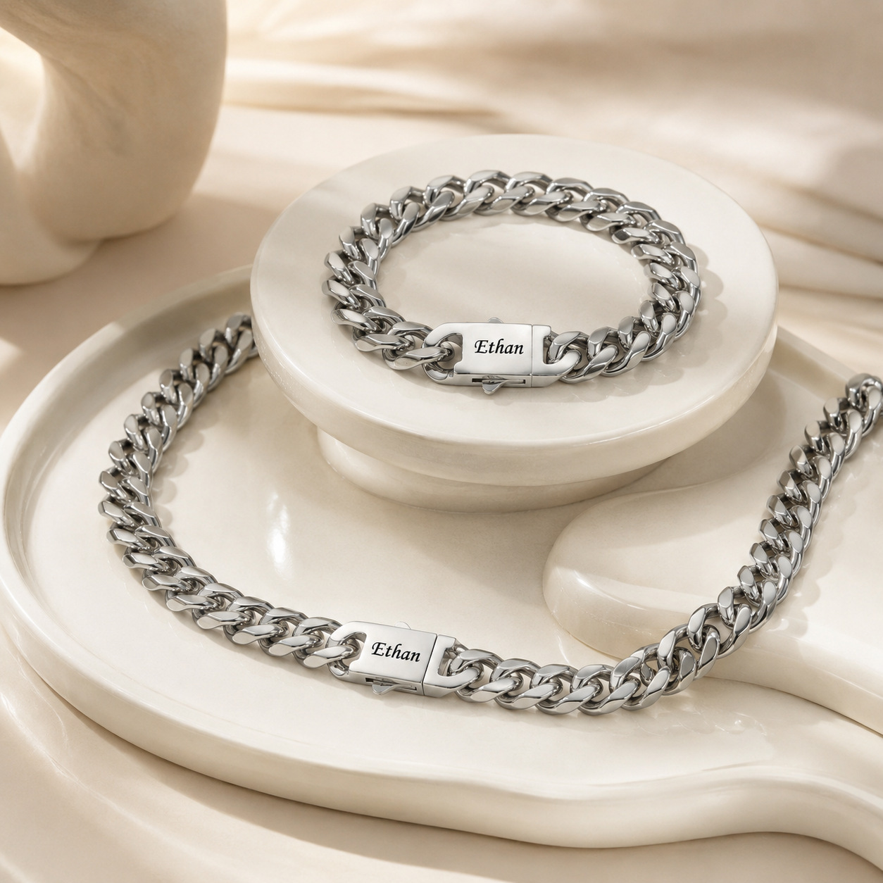 Steel bracelet-21cm