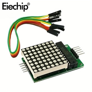 MAX7219 Dot Led Matrix Modul 8*8 MCU LED-Display Steuerungsmodul für Arduino 5V Schnittstellemodul Ausgangseingang Gemeinsame Kathode
