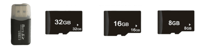 16GB tarjeta SD + lector de tarjetas