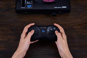 8 Sega 81CA Sega 2.4G kablosuz Gamepad için Sega Genesis Mega sürücü analog Mega SG oyun konsolu oyun denetleyicisi Joystick Joypad - Product Image 6