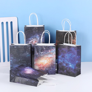 为排灯节斋月毕业场合定制动画创意纸质礼品袋明星和生日快乐主题
