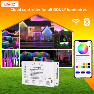 Gouly пиксельный светодиодный контроллер света 4-канальный wifi bluetooth 2,4 ГГц rf приложение удаленный умный wifi светодиодный контроллер - Product Image 2