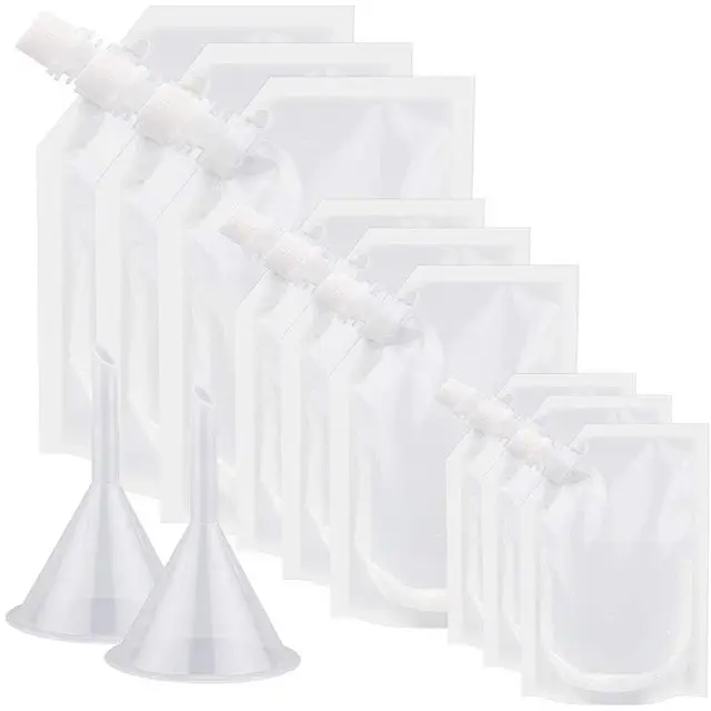 wholesale transparent spout bag plastic Drink pouches with suction nozzle