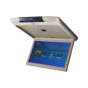 Eidada Factory Private Mould 15.6 Inch Car Flip Down <strong>LED</strong> IPS Screen with Bus MP5 TF FM USB MP5 Audio Out Roof Mount TV Monitor - Product Image 6