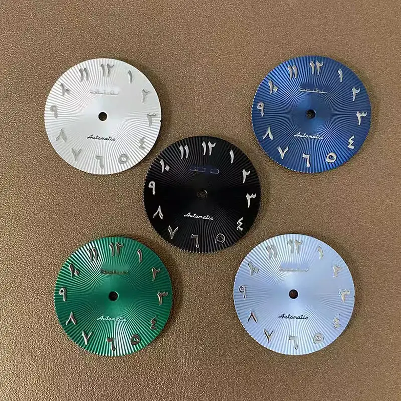 New Spikes Without Luminous Dial 28.5mm Suitable for NH35/36 Movement Watch Dial