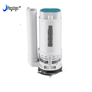 Válvula cisterna de válvula de descarga de inodoro ABS con botón pulsador único cromado con función de descarga - Product Image 1