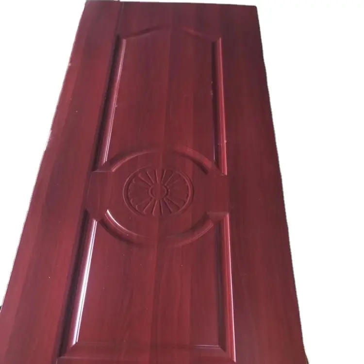 Revestimiento de puerta de PVC WPC de 2,5mm de espesor, revestimiento de puerta de melamina, venta al por mayor de China