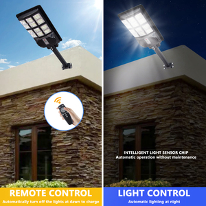 Yüksek güç 1500w entegre LED sokak lambası su geçirmez verimli şarj indüksiyon anahtarı ışık pil led açık ışık - Product Image 6