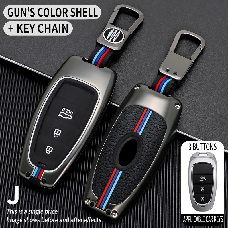 J trois boutons couleur pistolet simple coque boucle courte