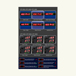 Inversor de potencia de 12/24/48V a 220V, convertidor de potencia con pantalla LED, protección múltiple, inversor de onda sinusoidal modificada, 2000w - Product Image 2
