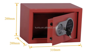 带有双锁机构的防盗保险箱，可在家中安全存放现金，珠宝和文件 - Product Image 2