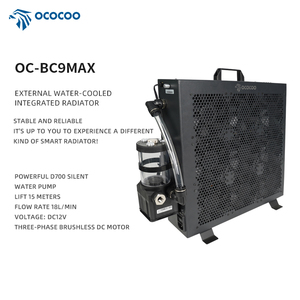 OCOCOO küçük hidro radyatör sıvı soğutma sistemi bakır soğutucu malzeme su soğutma çözümü için bilgisayarın radyatör durumda - Product Image 5
