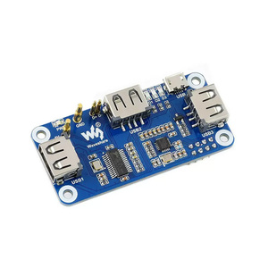 Raspberry Pi Zero WH PoE Ethernet alimentato a 3 vie USB HUB modulo modulo scheda di espansione hub - Product Image 3