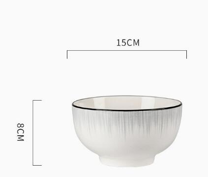 bol gris de 6 pouces
