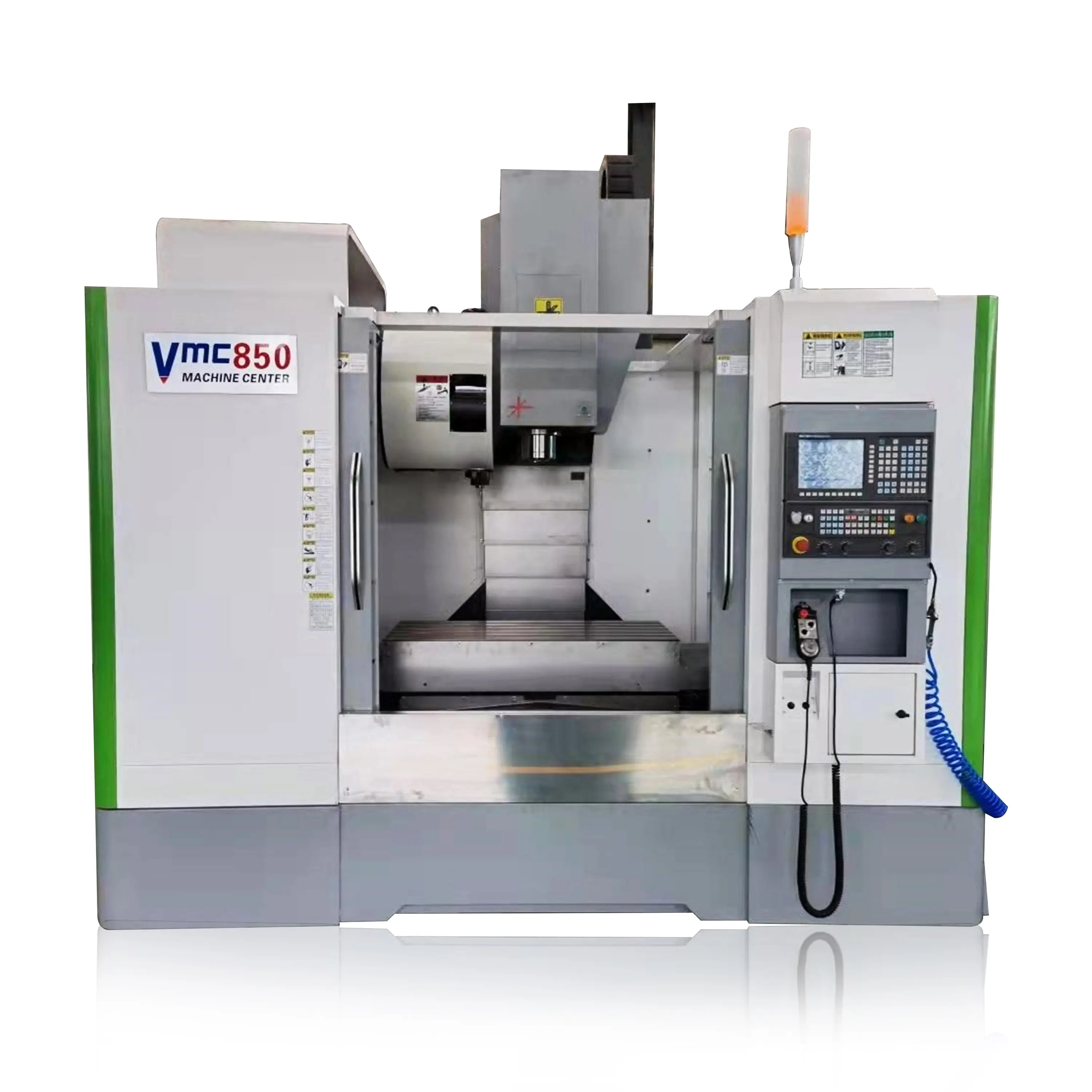 Satılık VMC850 dikey işleme merkezi 7.5Kw 4 CNC eksenli freze makinesi