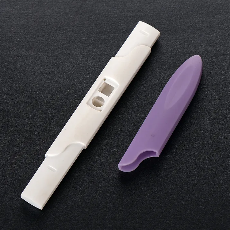 Kits de bandelettes de test de grossesse Hcg vente en gros d'urine bâtons de test de grossesse fabrication de cassettes de test de grossesse en une étape