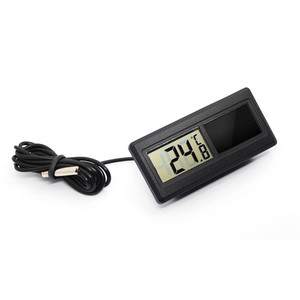 Termómetro Solar con pantalla Digital integrada, medidor de temperatura con sonda