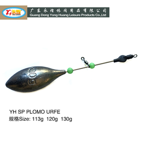 Sp plomo urfe Chất lượng cao chết đúc Sinker với đôi Heat-shrink Ống Trọng lượng cá sinkers - Product Image 3