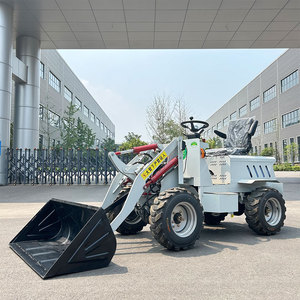 Thiết bị xây dựng pin điện Trung Quốc 4WD DIESEL nhỏ nhỏ bánh xe vườn ngồi xuống phía trước loader với file đính kèm - Product Image 6