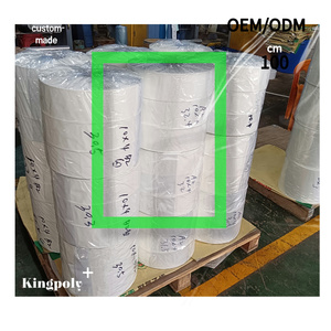 定制<span class=keywords><strong>PVC</strong></span>收缩包装瓶标签透明吹塑包装收缩膜卷无毒热活化收缩膜