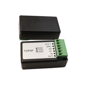 Wiegand signal to Ethernet TCP/IP Transmission signal Data Converter with LED and Buzzer <strong>Input</strong> for Access Control and IOT