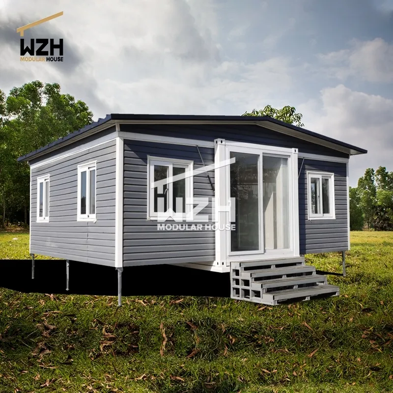 Prefab garage and storage mini chal mobile house 40m2 verified seller 1 bedroom house prefabricated home with roof