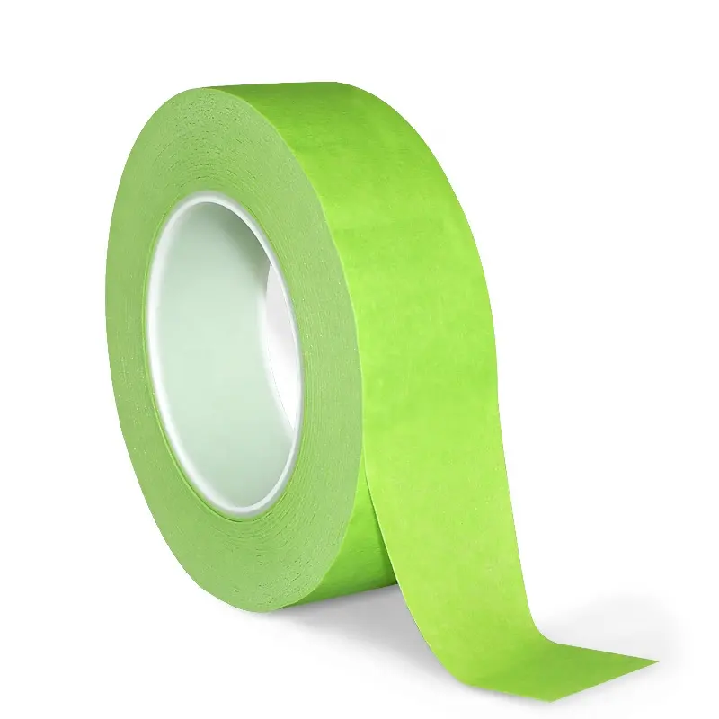 Eco Friendly 1.88 inch Eco Friendly Adhesive Green Paper Frog Painters Masking Tape