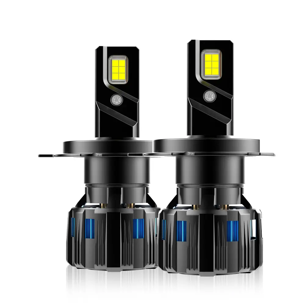 A10 yüksek güç LED araba far bakır borular 12V Canbus uyumlu H1 H4 H7 H11 ampul lamba BMW Toyota 3 150 için LED farlar