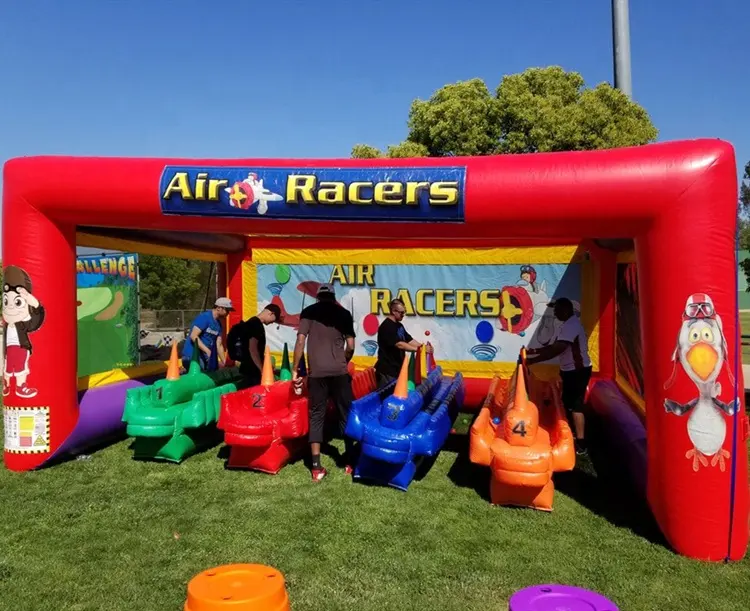 Good price 2024 4 persons Inflatable team games best design adults team building inflate games