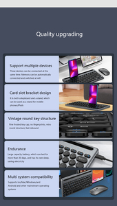 Nuovo tipo di tastiera muto wireless per tablet/computer - Product Image 4