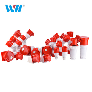 Industrial <strong>Plug</strong> Socket Connector Pin <strong>3p</strong> 3pin 4pin 5pin 3 4 5 Pins Male Female Surface Mount Waterproof Screw IP44 IP67 Assembly - Product Image 2