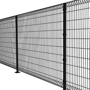 Rete metallica saldata BRC recinzione recinzione Top recinzione di sicurezza con telaio in ferro d'acciaio PVC per fattoria Sport giardino - Product Image 3