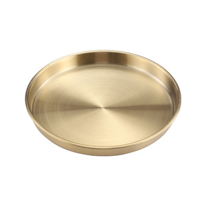 定制304不锈钢餐盘和托盘植物图案真空电镀耐用优雅 - Product Image 6