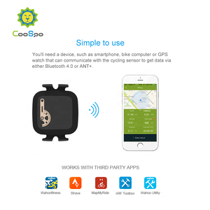 COOSPO BK467 ANT+ <strong>Cycle</strong> Speed Sensor Speedometer for Wahoo Bike <strong>Computer</strong> - Product Image 3