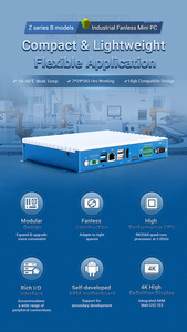 超低電力産業用ミニコンピュータTdp Fanless-20-70 °C操作12-36vdc入力デュアルネットワークミニPCファンレスメタルホスト - Product Image 3