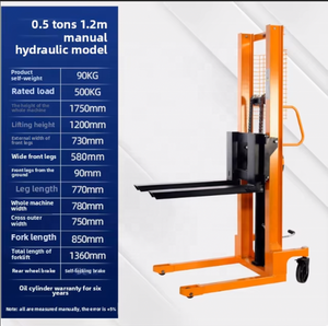 Customizable 1-ton 1.8-Meter Stacker <strong>Cranes</strong> New Condition Remote-Controlled Forklifts for Small <strong>Loading</strong> and <strong>Unloading</strong> Vehicles