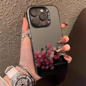 ローズ携帯電話ケースIMD 3 in 1ケースiPhone 14 15 16 Pro 17 Pro Max 17耐空防PCカバー - Product Image 4