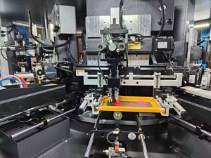 Automatic CNC Servo Control Screen Printing <strong>Machine</strong> With Automatic <strong>Loading</strong> <strong>and</strong> <strong>Unloading</strong> for Glass <strong>Container</strong> Cosmetic Bottle - Product Image 3