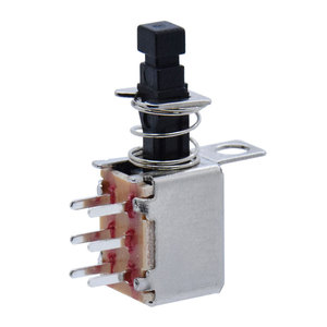 PS22F28 Self Locking <strong>Switch</strong> 6 Pin Straight Key Push Button On/Off Non Locking Power Toggle <strong>Switch</strong> - Product Image 6
