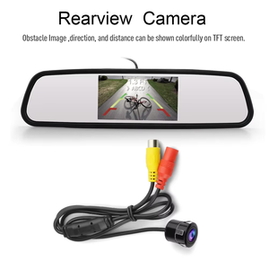 Kit de pantalla de vehículo inalámbrico de 4,3 pulgadas con sensor de imagen AHD Sistema de radar de marcha atrás de respaldo y garantía de 1 año - Product Image 3