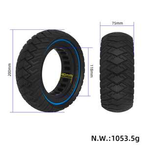 8 1/2*3 Off-Road katı lastik 8.5 inç kanat desen lastik için Kugoo Kirin G2 Pro elektrikli Scooter için sıfır 89 8.5*2 katı lastikler - Product Image 3