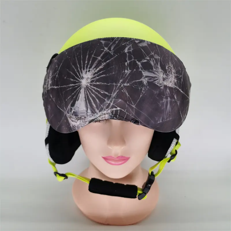 Cubierta de visera de casco de esquí de 65 patrones con diferentes diseños para listo para enviar/