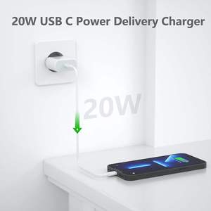 Custom CE Certified PD 20W USB Fast <strong>Charger</strong> Cable for iPhone 14 13 12 11 <strong>8</strong> 7 6 Pro Max PD 20w USB-C Fast <strong>Charger</strong> - Product Image 4