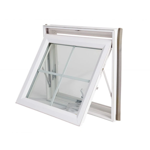 Vinyl fenster zum Verkauf Kleiner PVC-Markisen fenster PVC-Rahmen mit gehärtetem Glas - Product Image 1