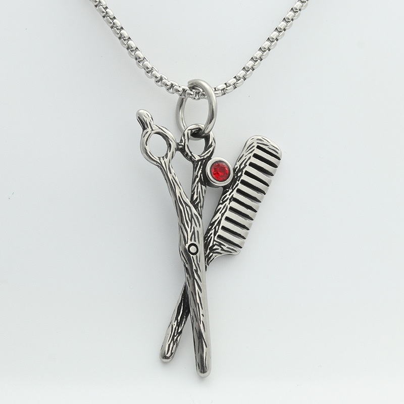 Red diamond pendant (without chain)