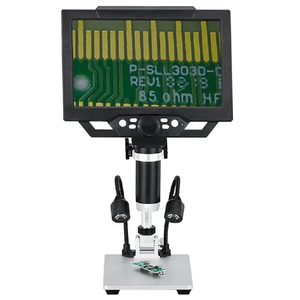 Microscopio Digital G1600 9 "12MP 1-1600X Microscopio Digital Electrónico Microscopio Trinocular Lupa de Amplificación Continua - Product Image 3