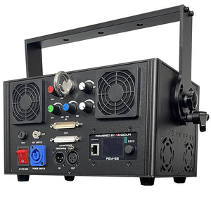 10 w15w RGB Full Color Laser proiettore di luce DMX512/ILDA effetti di animazione di controllo per la festa di nozze DJ Disco Club - Product Image 4