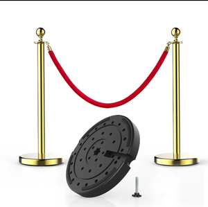 10 cái/carton cực và dây thừng Chất lượng cao thảm đỏ sự kiện sử dụng dây <span class=keywords><strong>stanchion</strong></span> bài viết kiểm soát đám đông cực cho Oscar lễ - Product Image 6